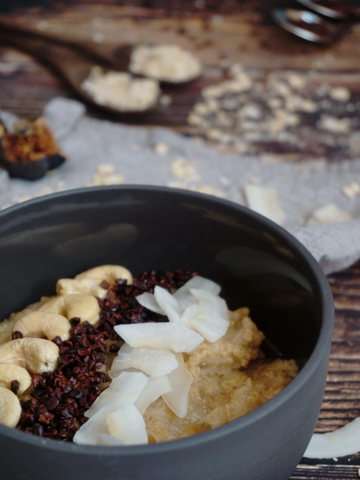 Veganer Kokos-Cashew-Porridge 12