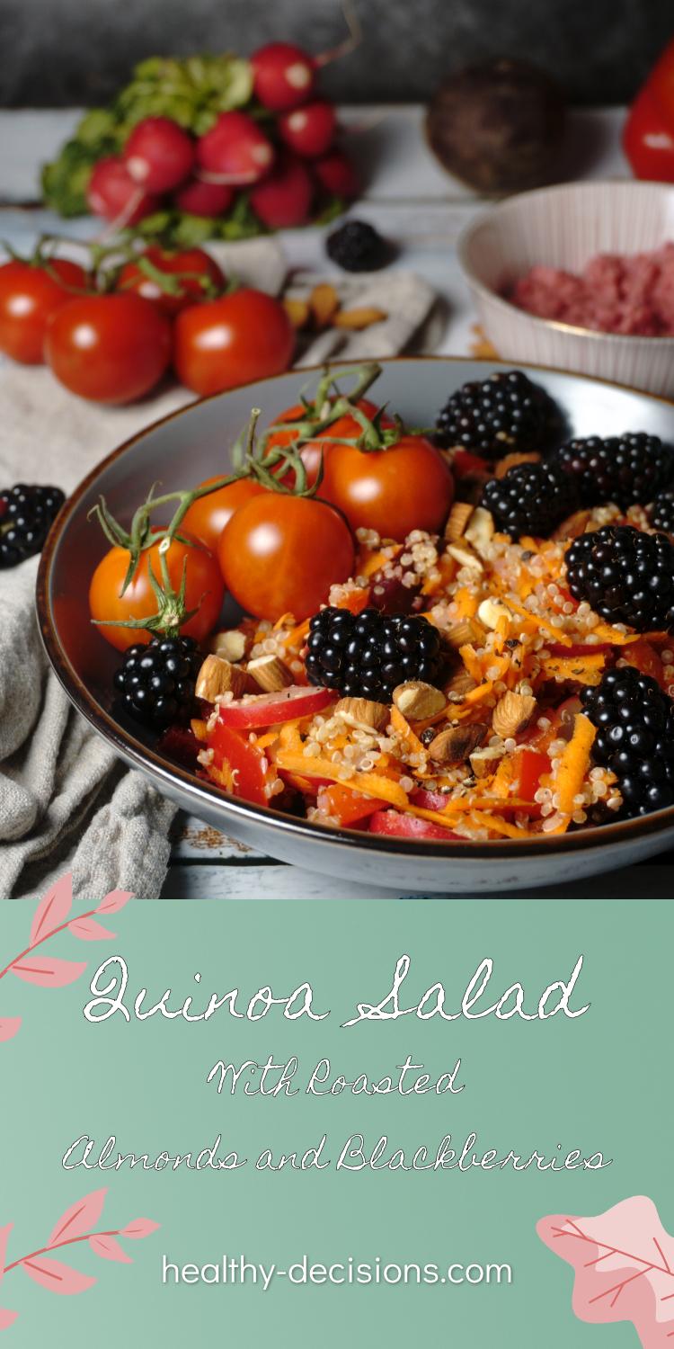 Quinoa Salad With Roasted Almonds and Blackberries 17