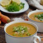 Vegan Red Lentil Soup Front Shot