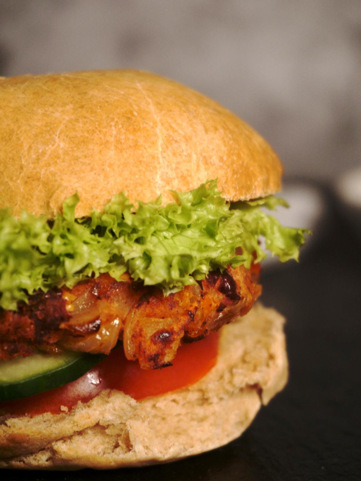 Veganer Kidneybohnen-Burger 3