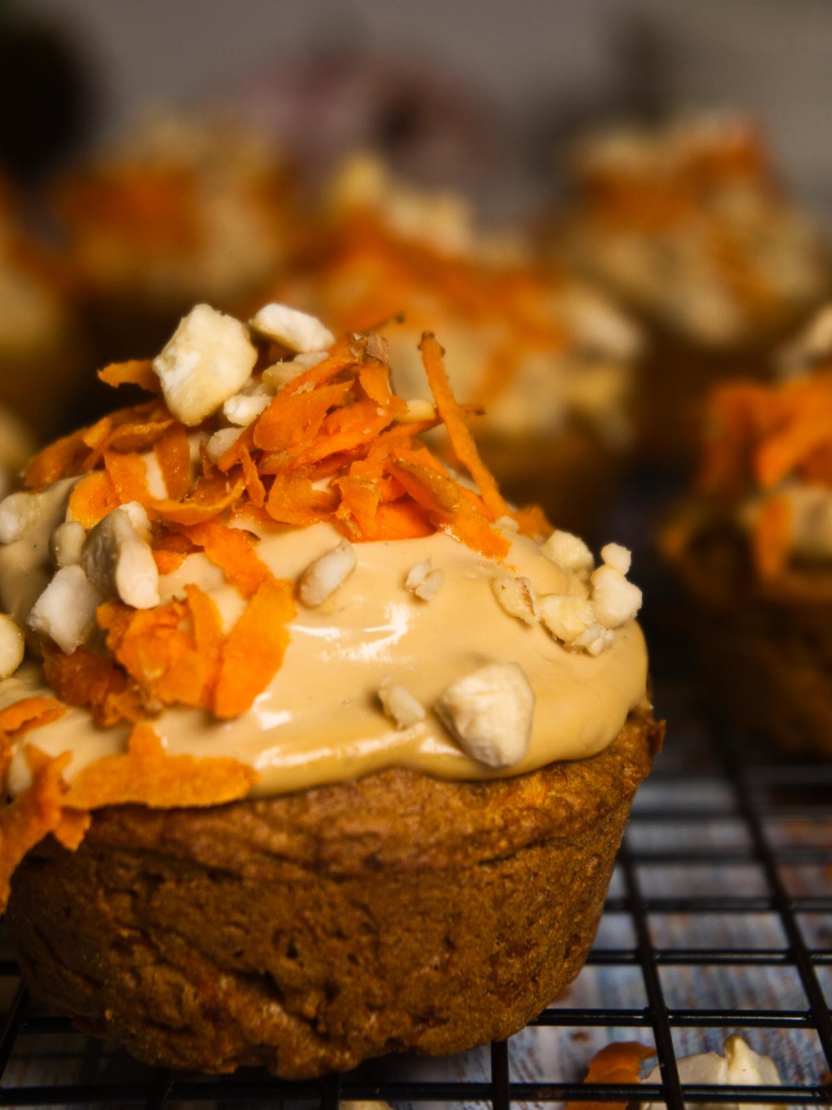 Vegan Carrot Cake Muffins 13