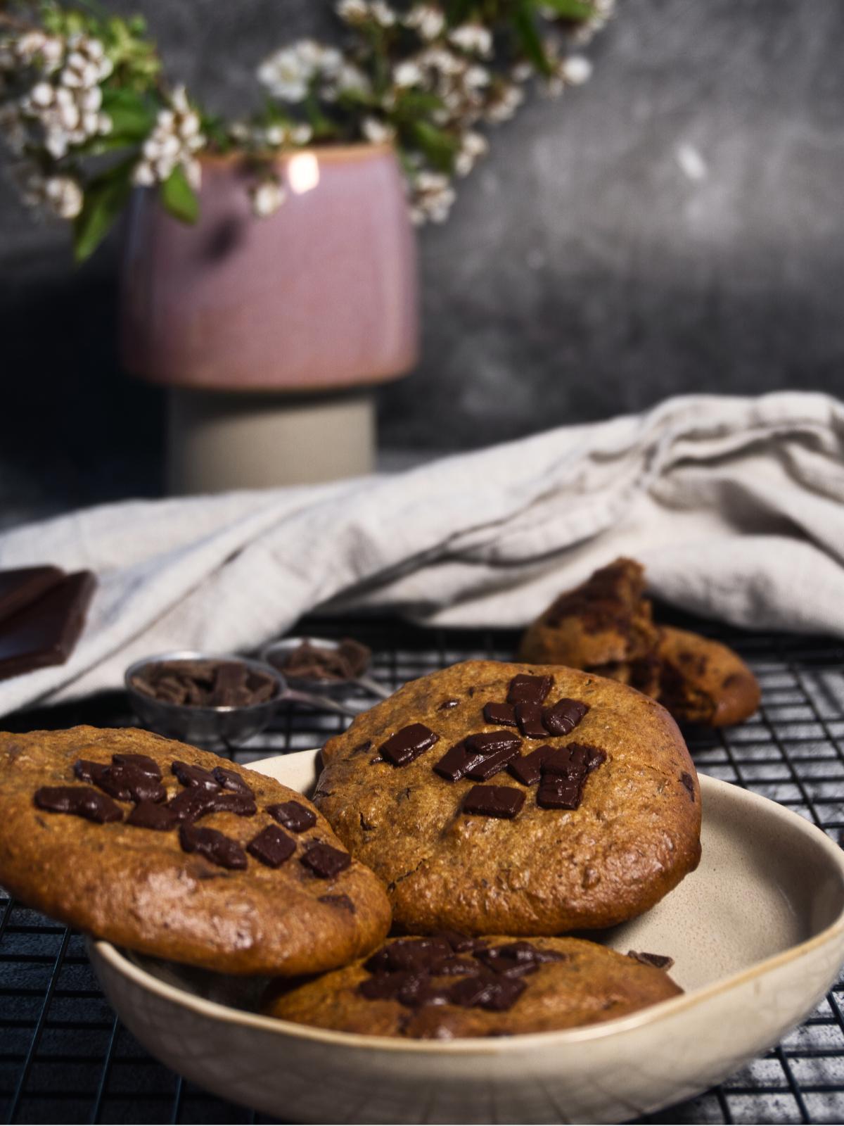 Vegane Chocolate Chip Cookies 13