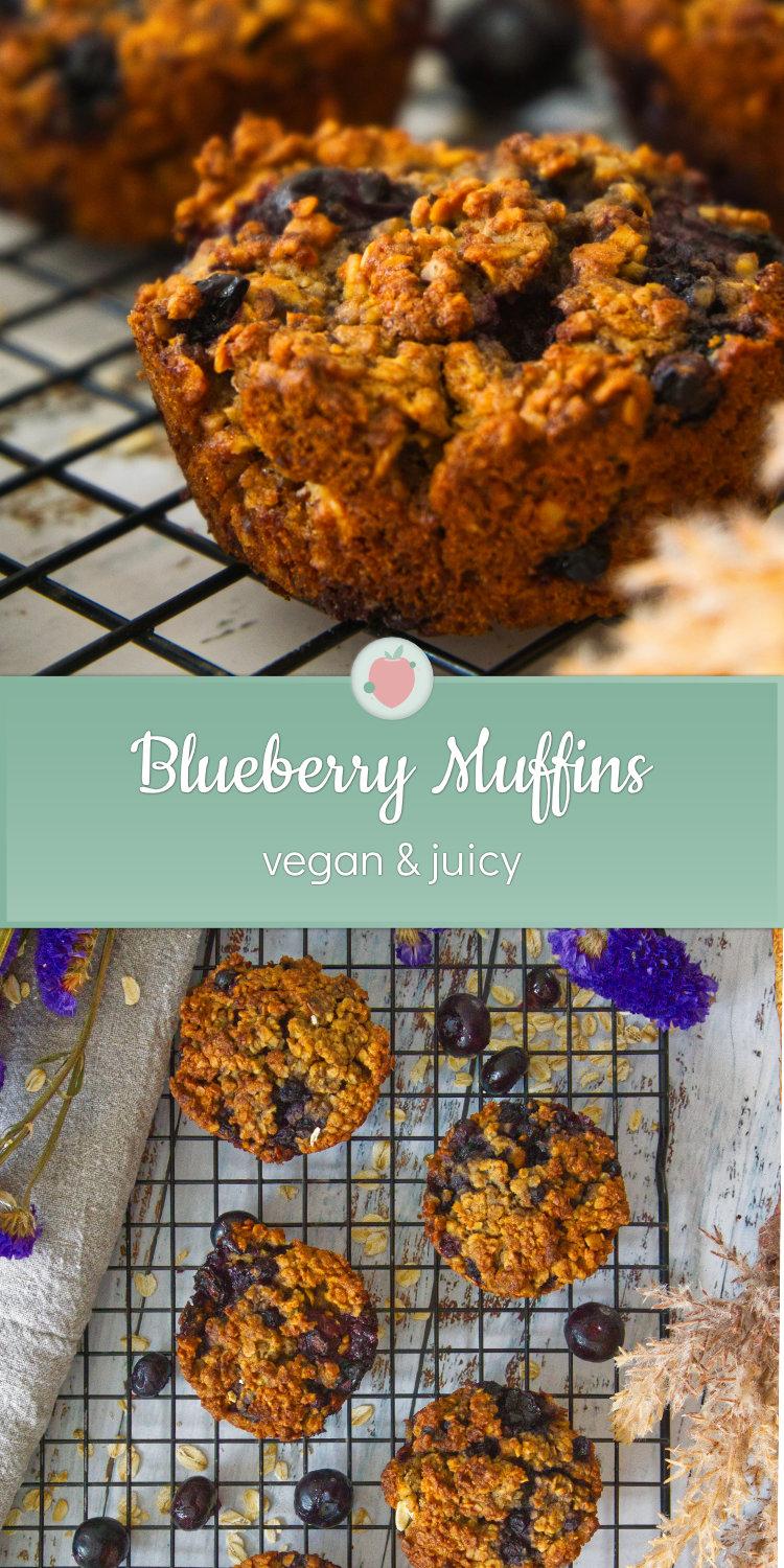Juicy, Vegan Blueberry Muffins 15