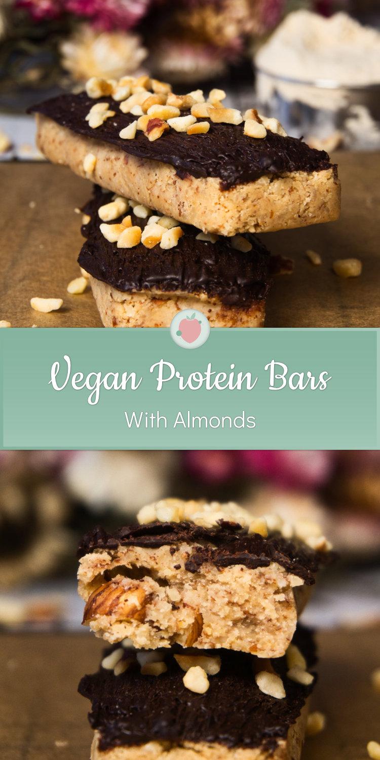 Vegan Protein Bars With Almonds 15