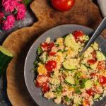 Einfacher veganer Couscous-Salat 133