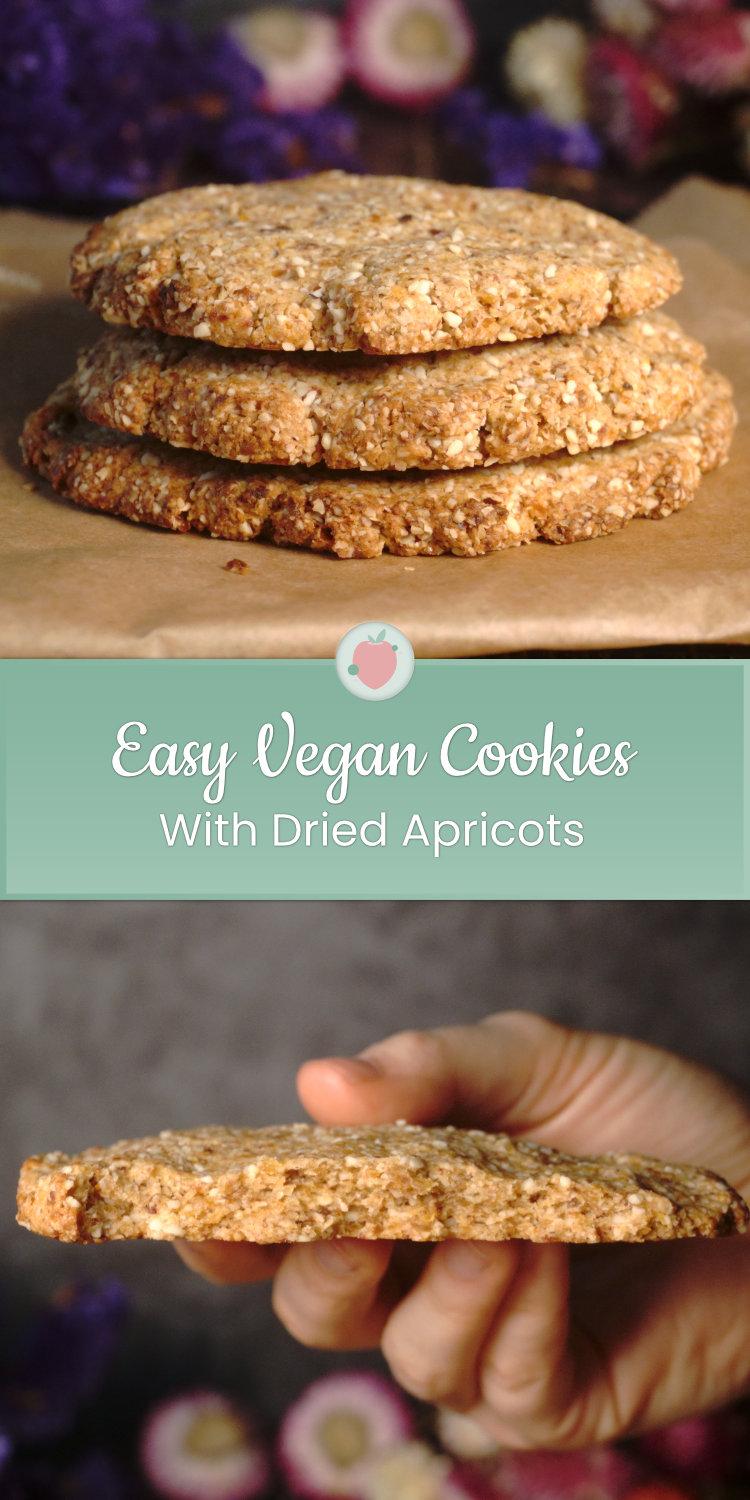 Easy Vegan Cookies With Dried Apricots 15