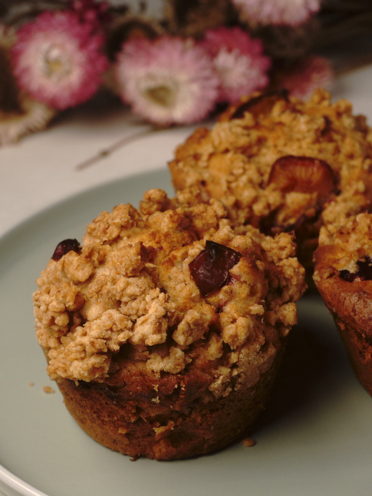 Healthy Plum Muffins 5