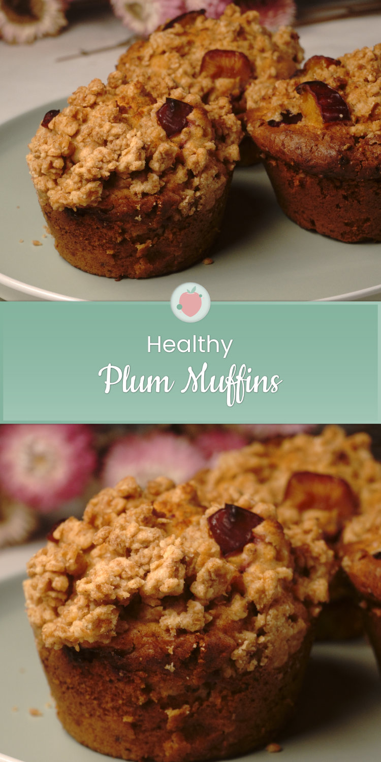 Healthy Plum Muffins 7