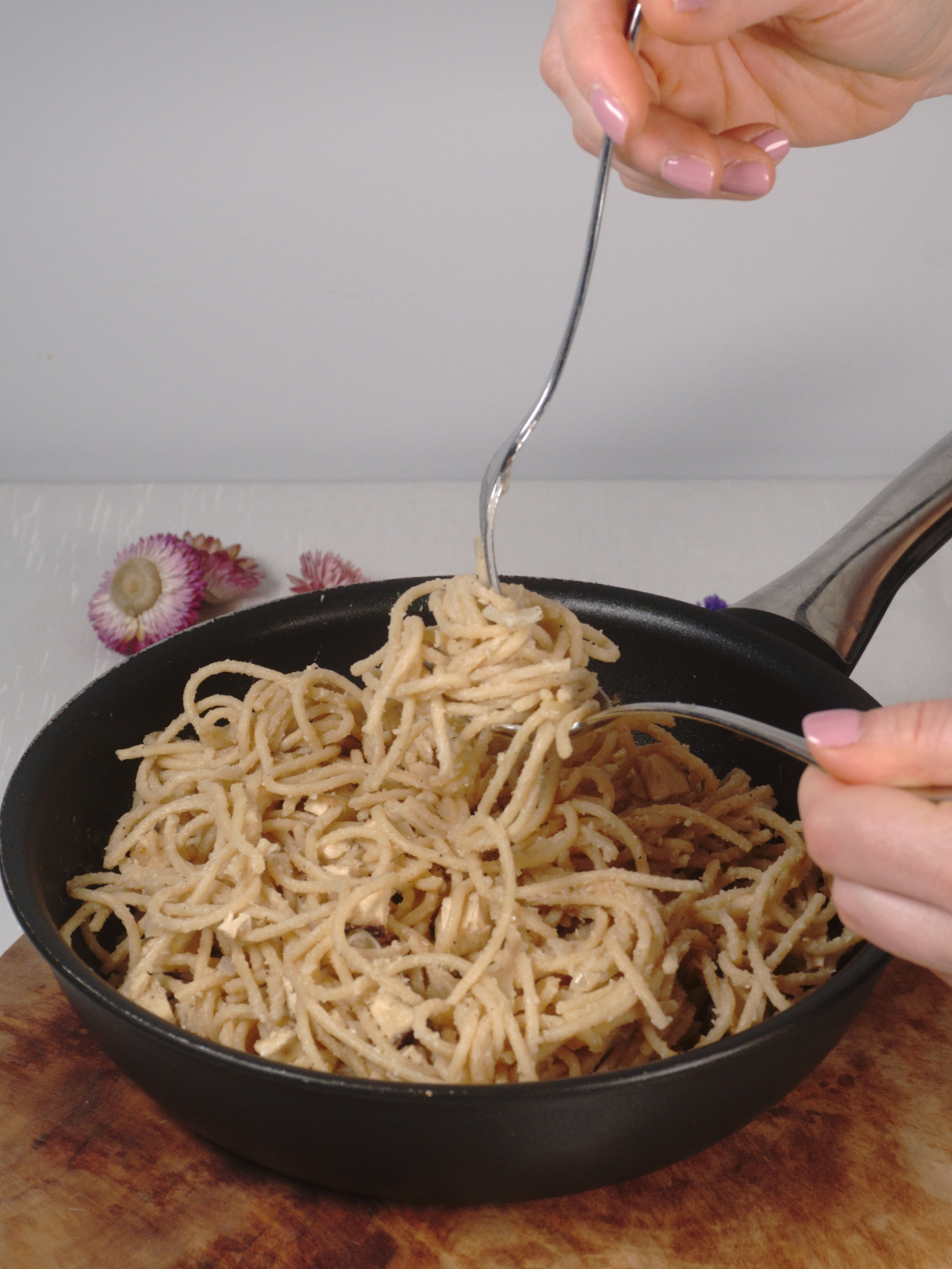 Vegane Spaghetti Carbonara 1